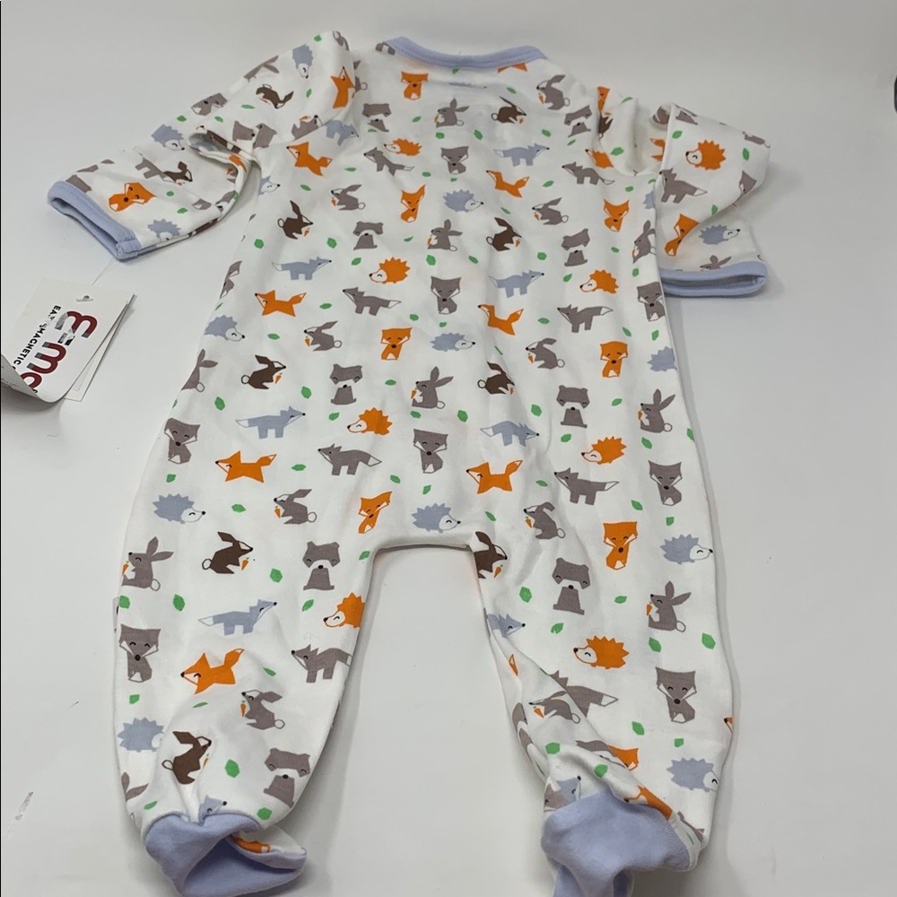 Emc baby Animal Print One Piece - White and Orange - Picture 5 of 5